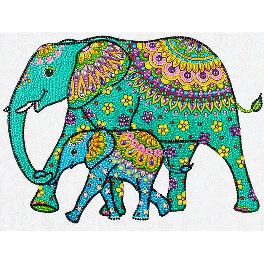 Elephant - Special Shaped Drill Diamond Painting 40*30CM