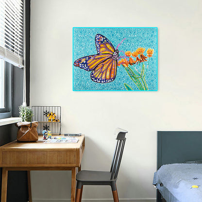 Butterfly - Special Shaped Drill Diamond Painting 40*30CM