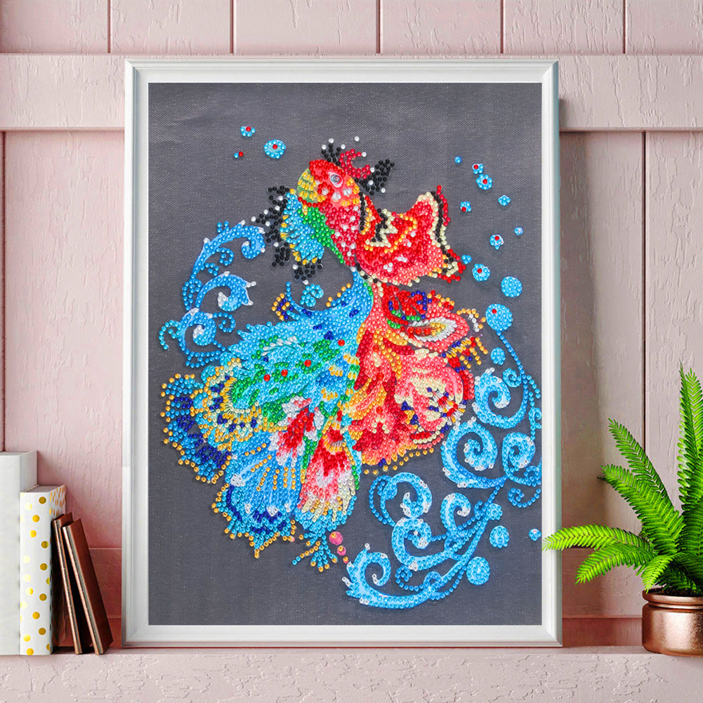 Fish - Special Shaped Drill Diamond Painting 30*40CM