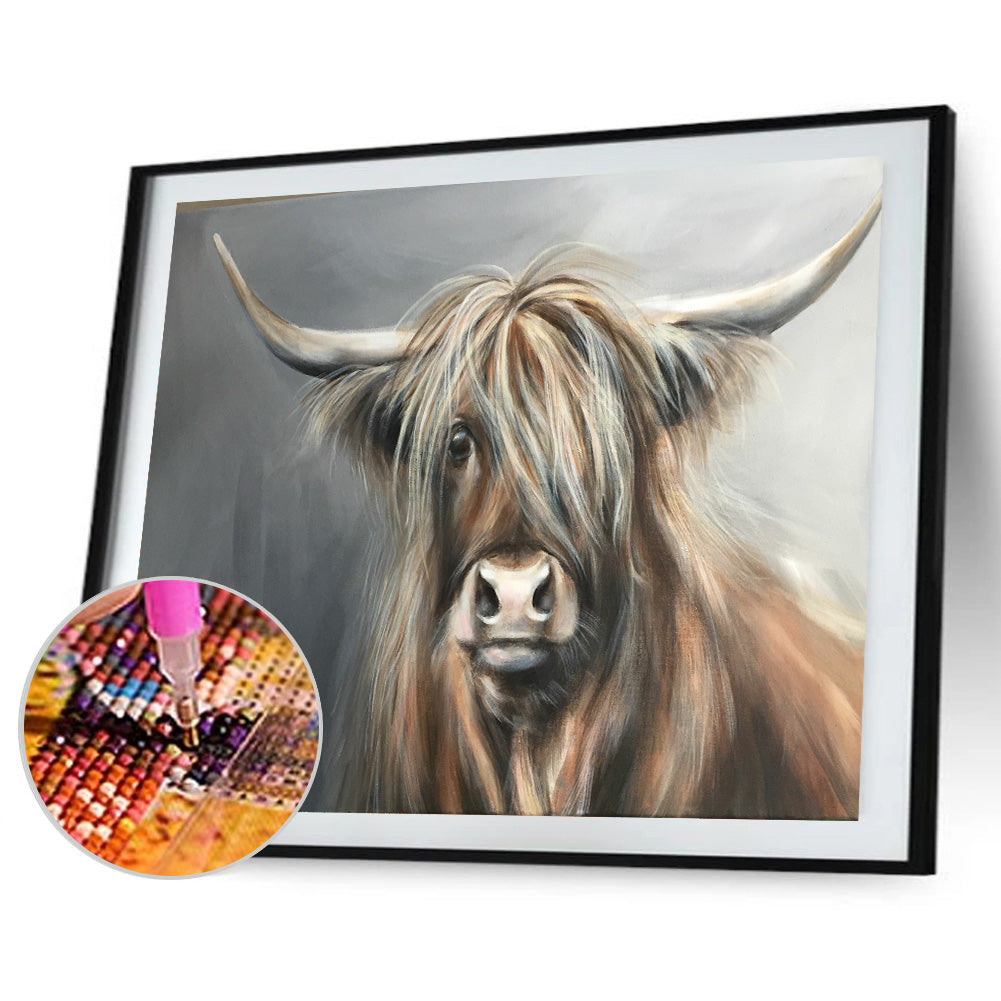 Cow - Full Round Drill Diamond Painting 40*30CM