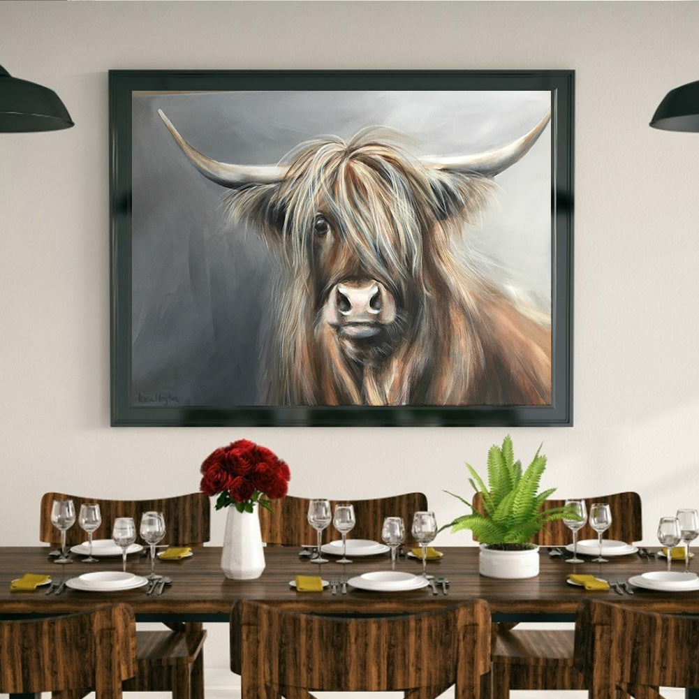 Cow - Full Round Drill Diamond Painting 40*30CM