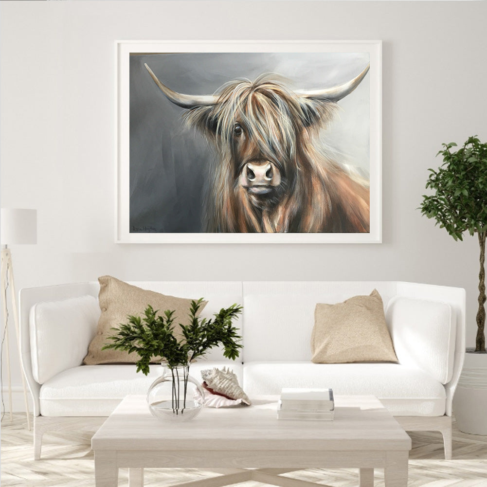 Cow - Full Round Drill Diamond Painting 40*30CM