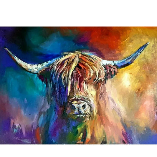 Cow - Full Round Drill Diamond Painting 40*30CM