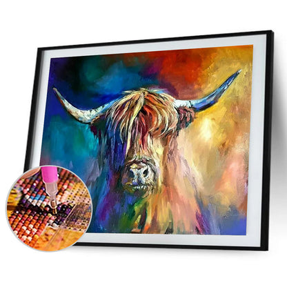 Cow - Full Round Drill Diamond Painting 40*30CM