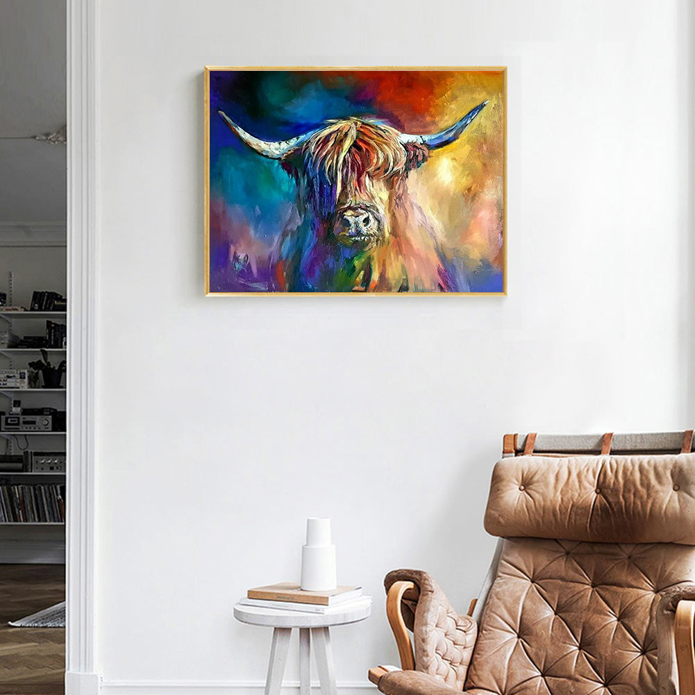 Cow - Full Round Drill Diamond Painting 40*30CM