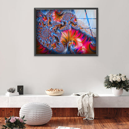 Colorful Pattern - Full Round Drill Diamond Painting 50*35CM