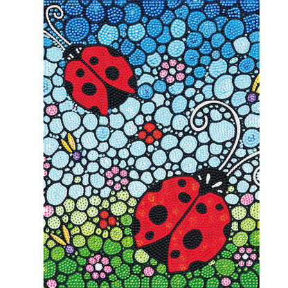 Ladybug - Special Shaped Drill Diamond Painting 30*40CM