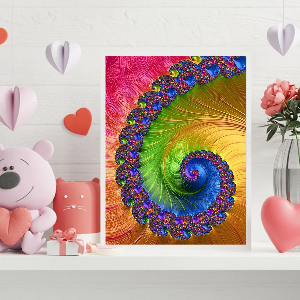 Swirl - Full Round Drill Diamond Painting 30*40CM