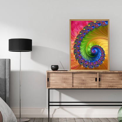 Swirl - Full Round Drill Diamond Painting 30*40CM
