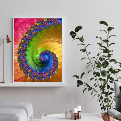 Swirl - Full Round Drill Diamond Painting 30*40CM