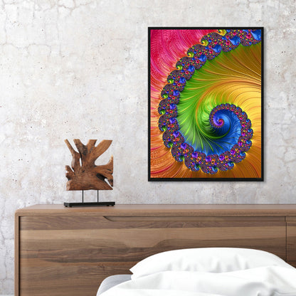 Swirl - Full Round Drill Diamond Painting 30*40CM