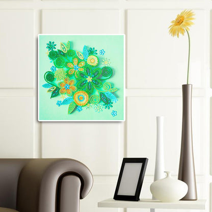 Quilling Paper - Special Shaped Drill Diamond Painting 30*30CM