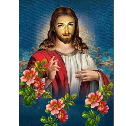 Jesus - Full Round Drill Diamond Painting 30*40CM