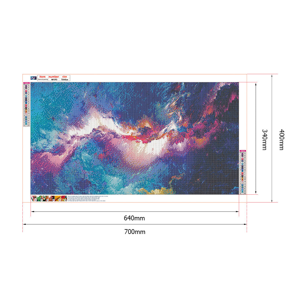 Abstract Texture - Full Round Drill Diamond Painting 70*40CM