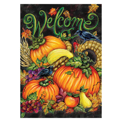 Welcome Pumpkin - Full Round Drill Diamond Painting 30*40CM