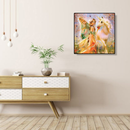 Butterfly Fairy - Full Round Drill Diamond Painting 40*40CM