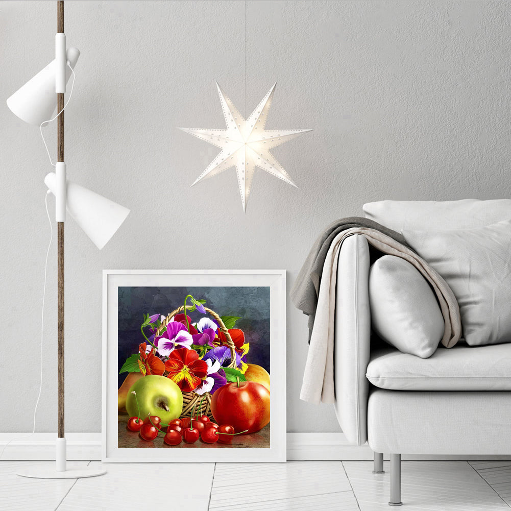 Fruit Basket - Full Round Drill Diamond Painting 30*30CM