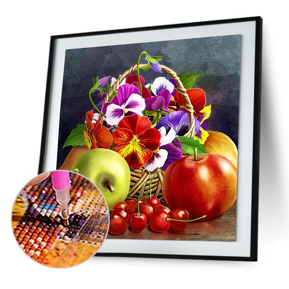 Fruit Basket - Full Round Drill Diamond Painting 30*30CM