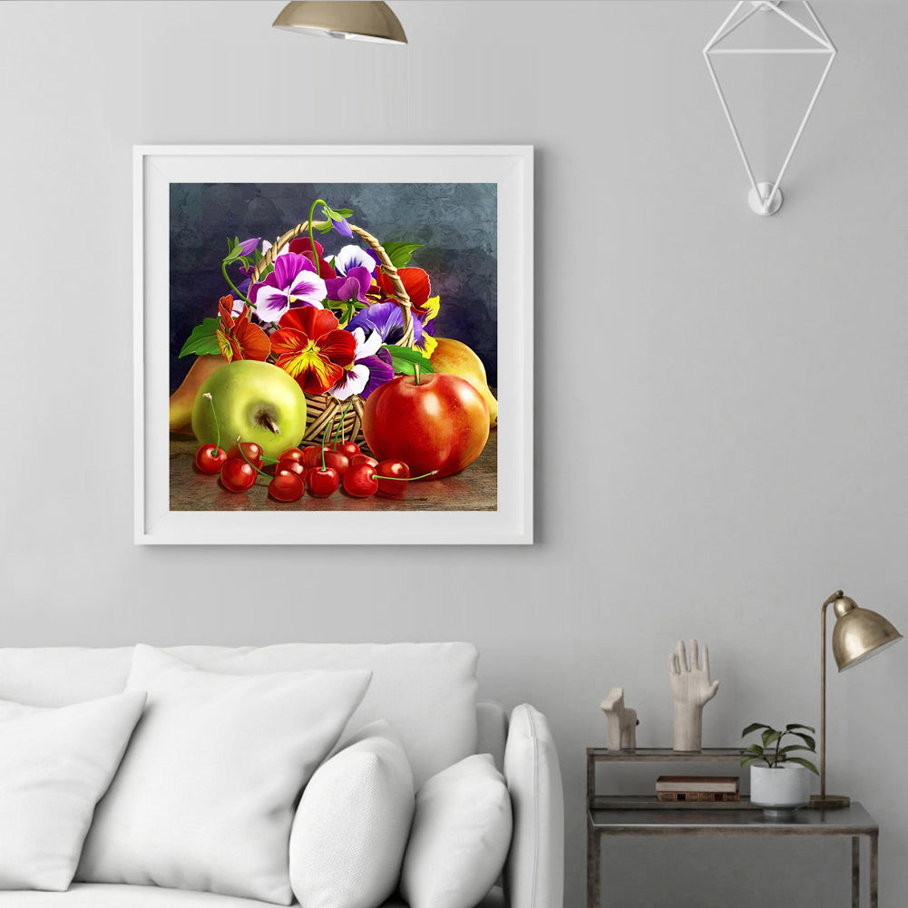 Fruit Basket - Full Round Drill Diamond Painting 30*30CM