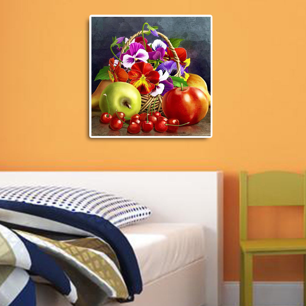 Fruit Basket - Full Round Drill Diamond Painting 30*30CM