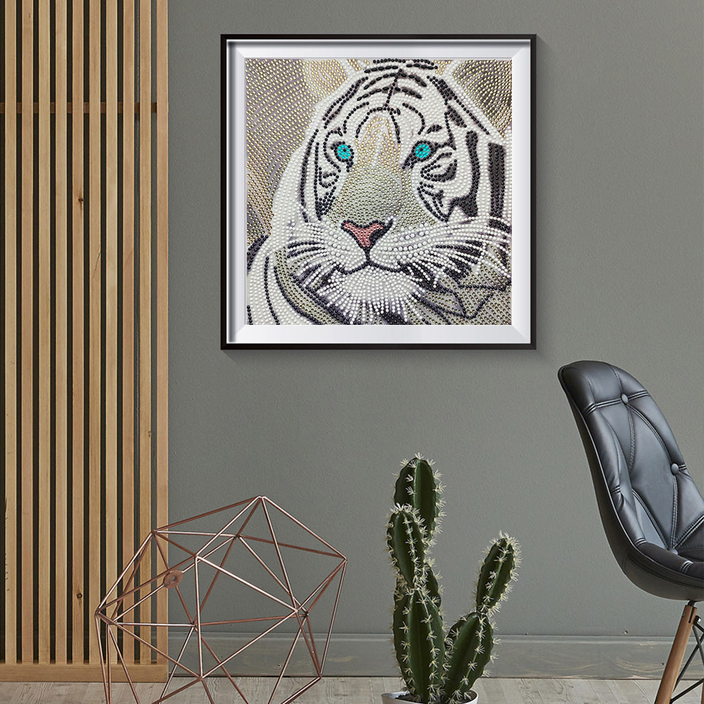 Tiger - Special Shaped Drill Diamond Painting 30*30CM