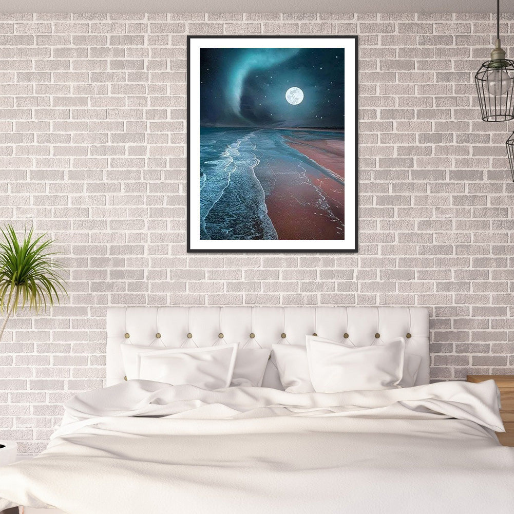 Sea Sky - Full Round Drill Diamond Painting 30*40CM