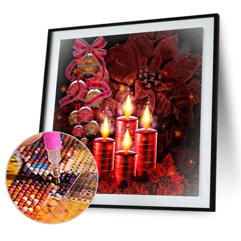 Candle - Full Round Drill Diamond Painting 30*30CM