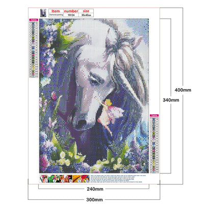 Cartoon Unicorn - Special Shaped Drill Diamond Painting 30*40CM