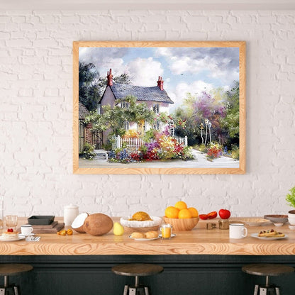Landscape - Full Round Drill Diamond Painting 40*30CM