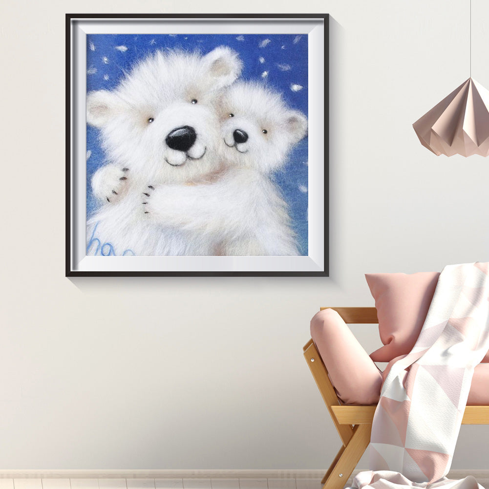 Bear - Full Round Drill Diamond Painting 30*30CM