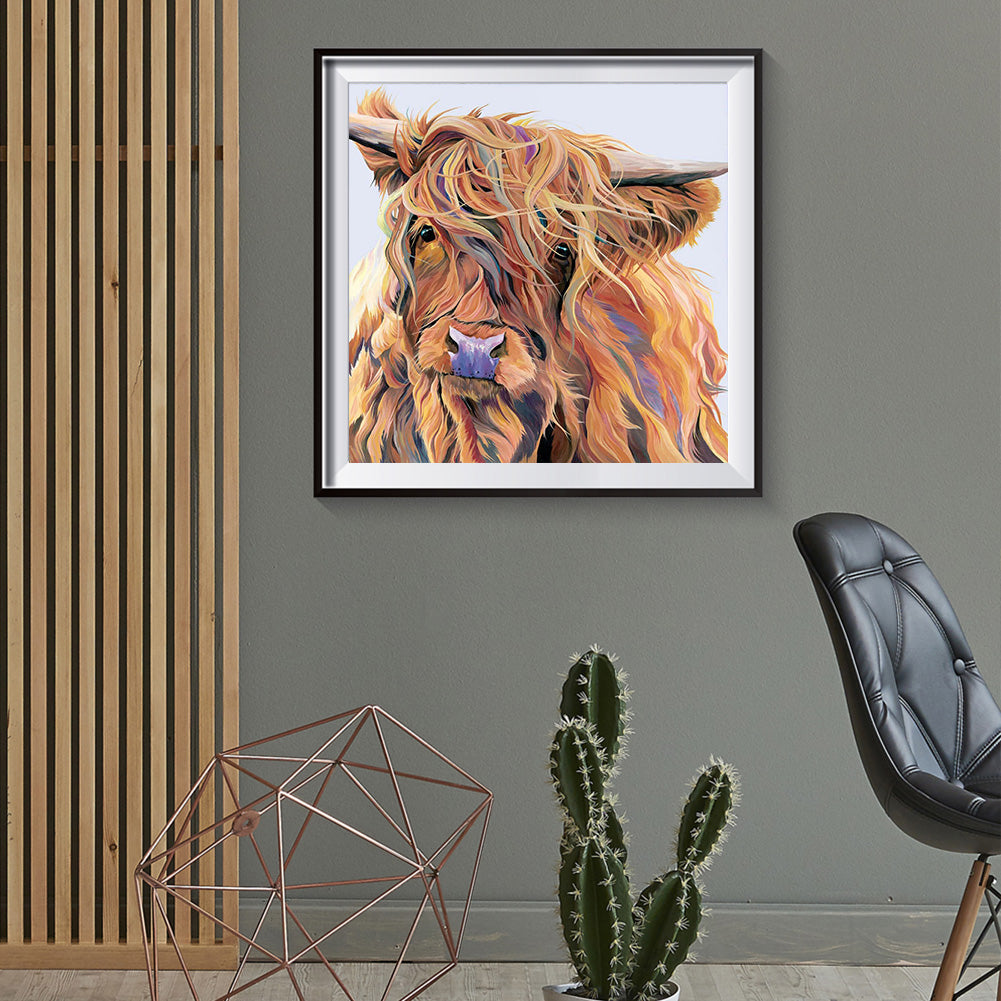 Cattle - Full Round Drill Diamond Painting 30*30CM