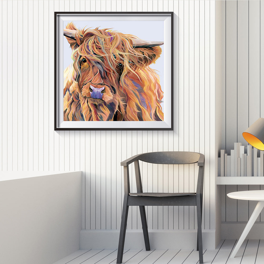 Cattle - Full Round Drill Diamond Painting 30*30CM