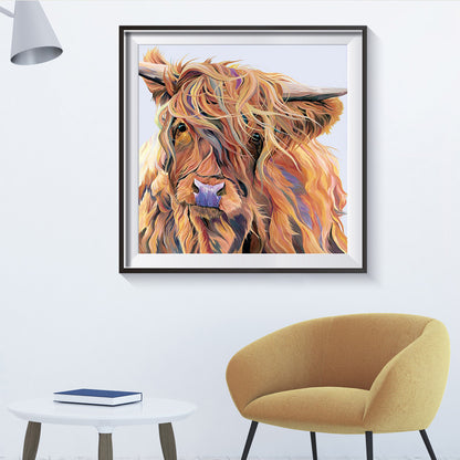 Cattle - Full Round Drill Diamond Painting 30*30CM