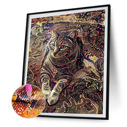 Tiger - Full Round Drill Diamond Painting 30*40CM