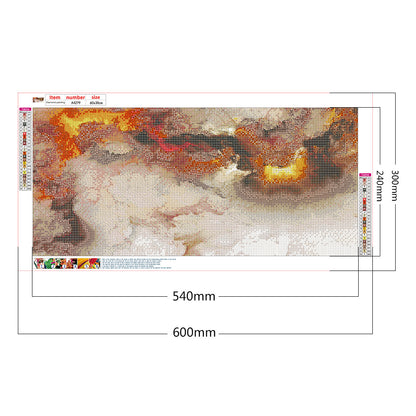 Abstract Painting - Full Round Drill Diamond Painting 60*30CM