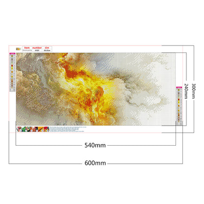 Abstract Painting - Full Round Drill Diamond Painting 60*30CM