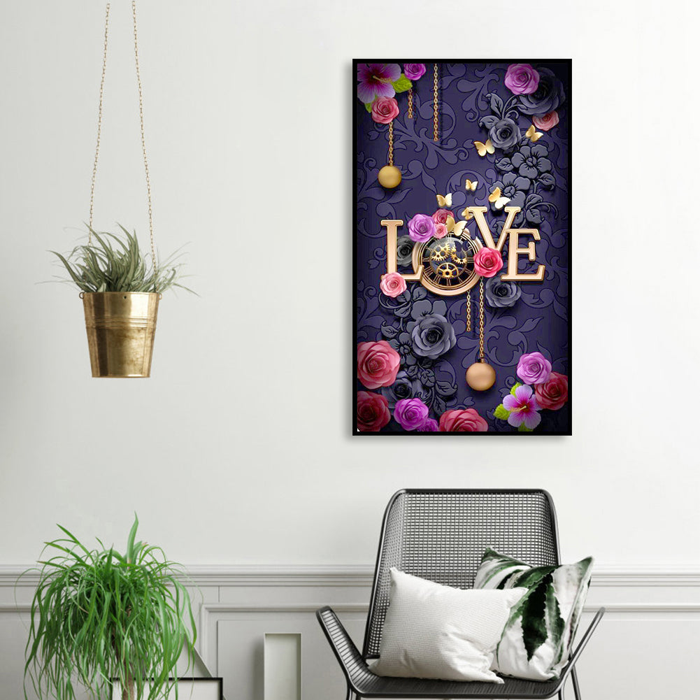 Love - Full Round Drill Diamond Painting 40*70CM