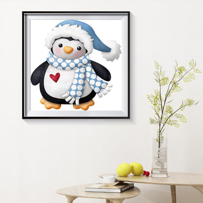 Penguin - Full Round Drill Diamond Painting 30*30CM