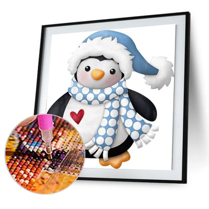 Penguin - Full Round Drill Diamond Painting 30*30CM