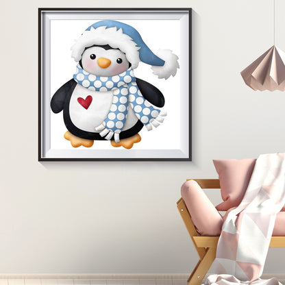 Penguin - Full Round Drill Diamond Painting 30*30CM