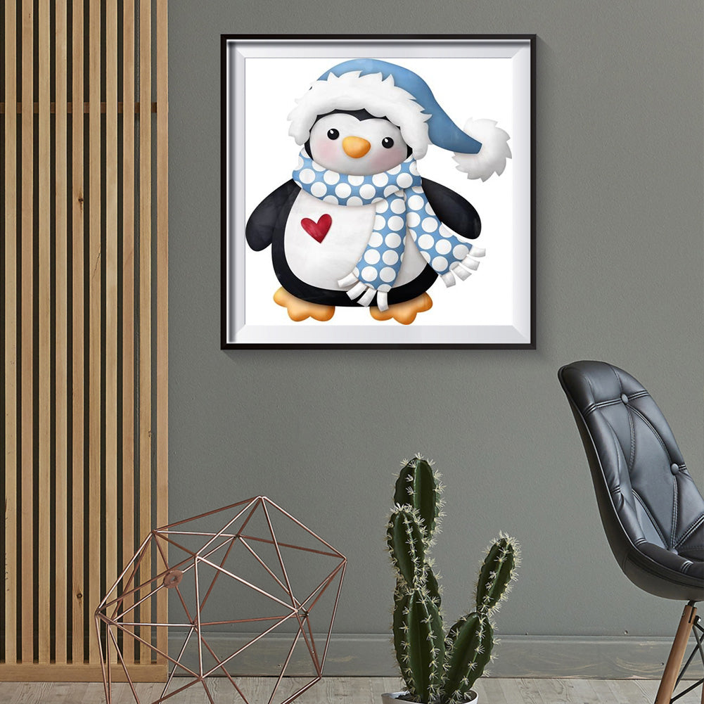 Penguin - Full Round Drill Diamond Painting 30*30CM