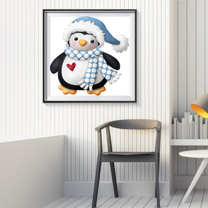 Penguin - Full Round Drill Diamond Painting 30*30CM