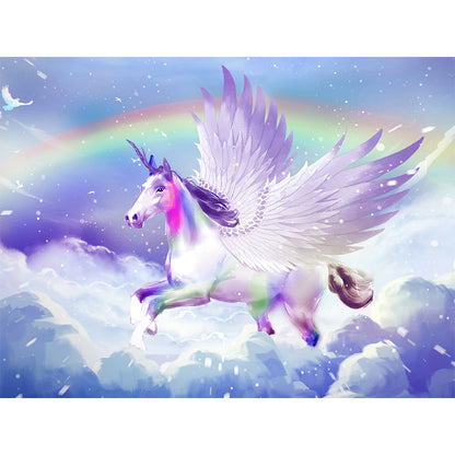 Unicorn - Special Shaped Drill Diamond Painting 40*30CM