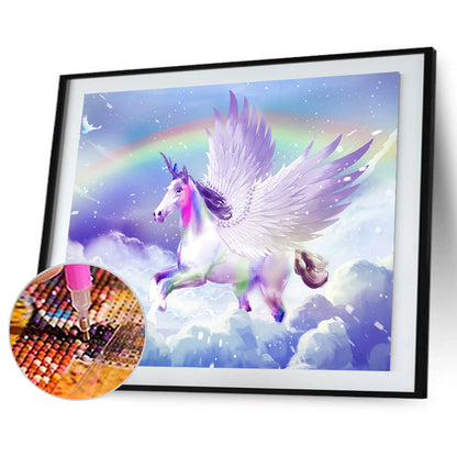 Unicorn - Special Shaped Drill Diamond Painting 40*30CM