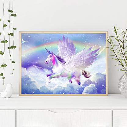 Unicorn - Special Shaped Drill Diamond Painting 40*30CM