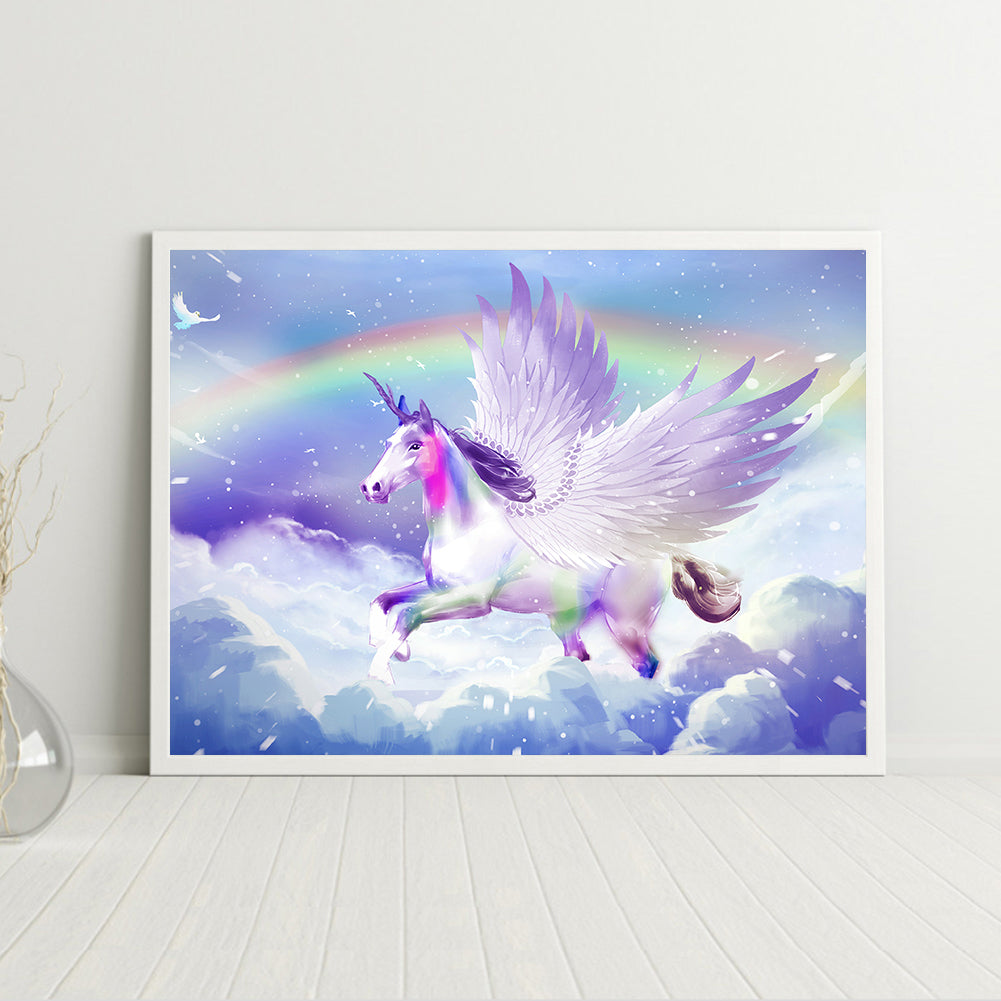 Unicorn - Special Shaped Drill Diamond Painting 40*30CM