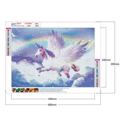 Unicorn - Special Shaped Drill Diamond Painting 40*30CM