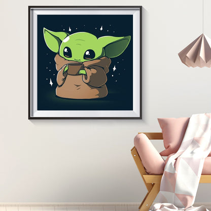 Cute Yoda - Full Round Drill Diamond Painting 30*30CM