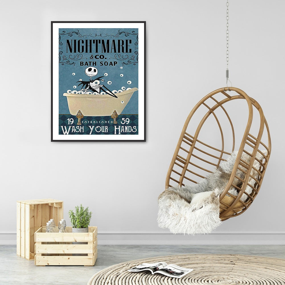 Abstract Letters - Full Round Drill Diamond Painting 40*50CM