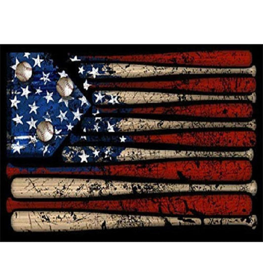 Nail Flag - Full Round Drill Diamond Painting 40*30CM